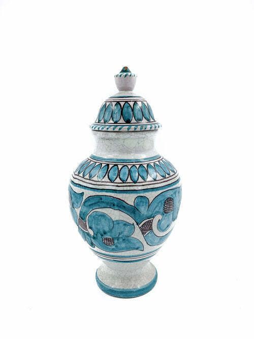 Potiche In Orvieto Azzurra Ceramics From The 1950s
