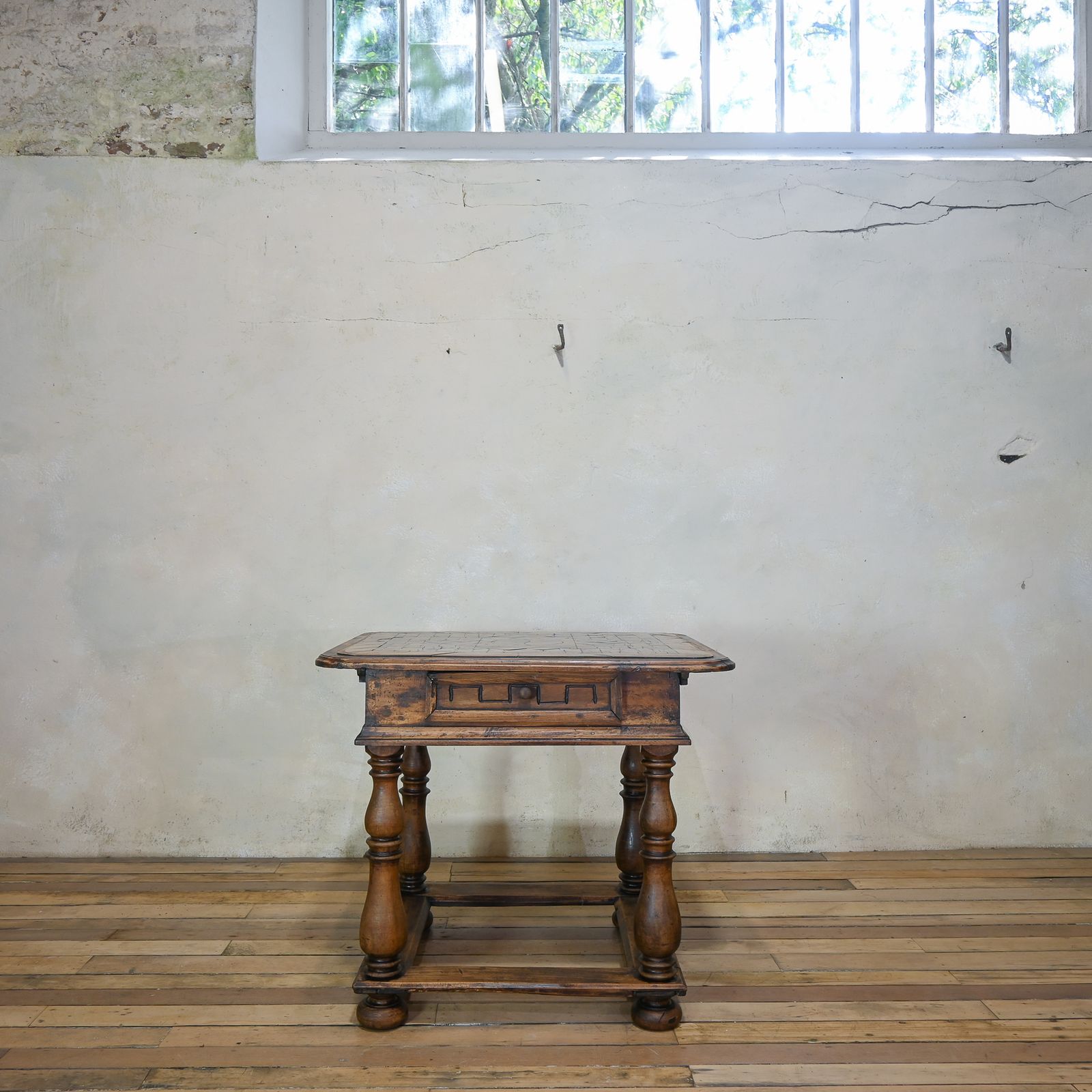 18th Century North Italian Walnut Centre Table