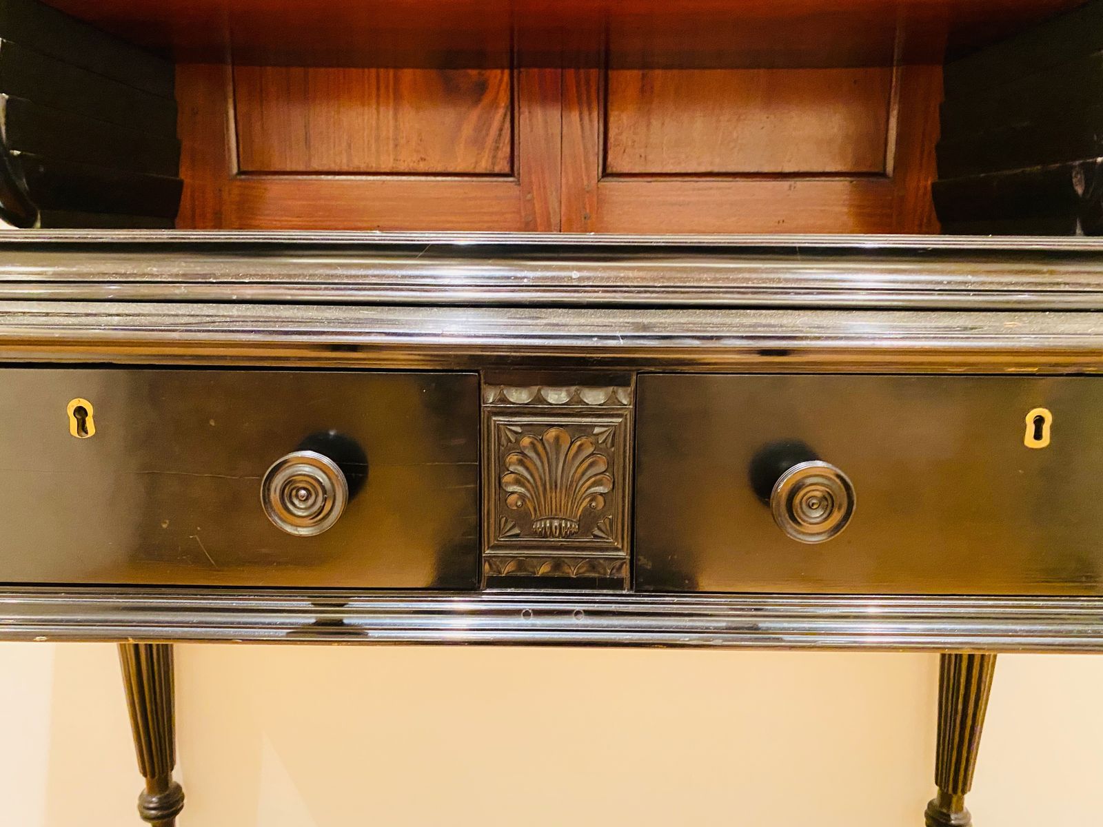 Anglo Indian Desk With Book Shelves photo 1800.0