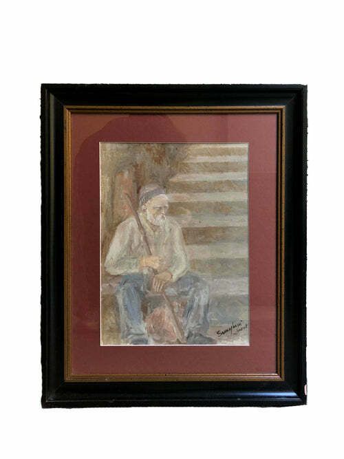 Oil Painting On Canvas By Lucio Semeghini, 1930s
