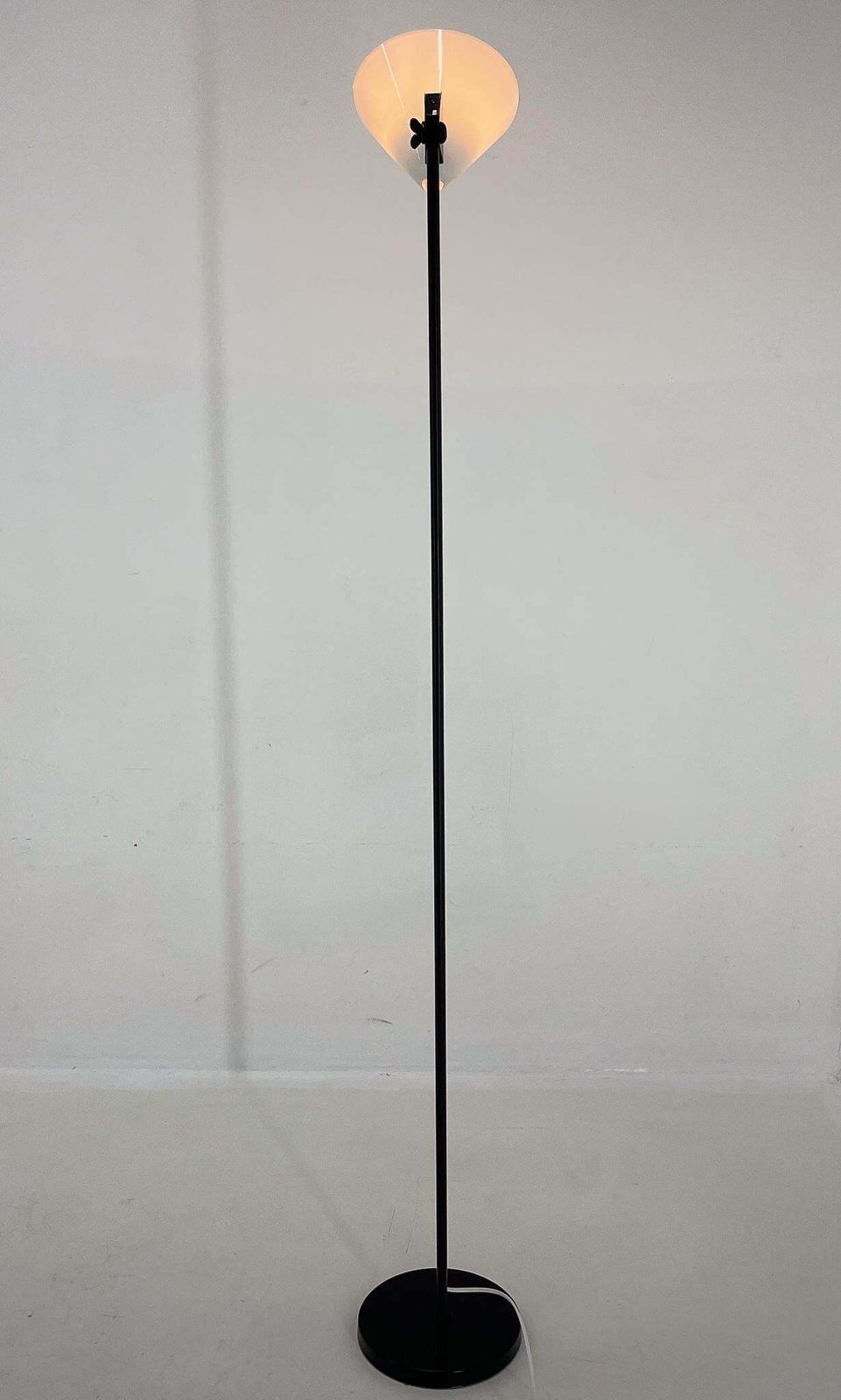 photo for sale 1970s Murano Glass & Metal Floor Lamp, Italy