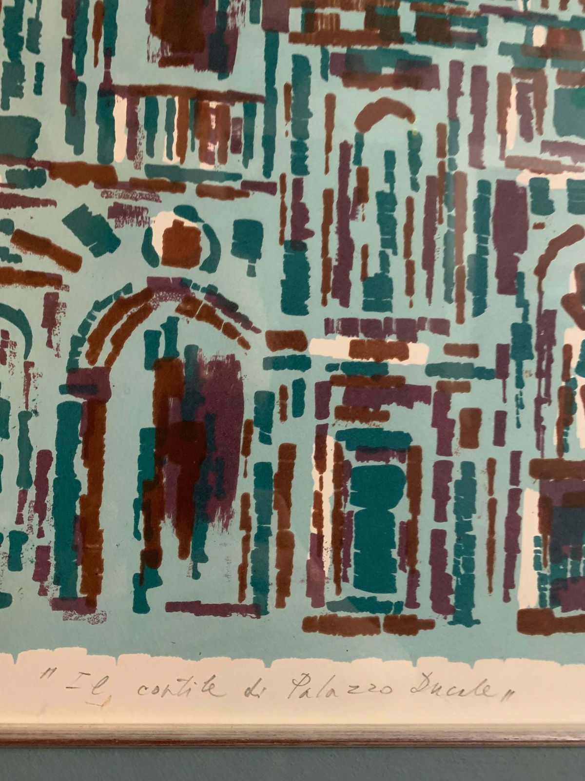 "The Courtyard Of The Doge's Palace", Copy By Egidio Bonfante photo Art