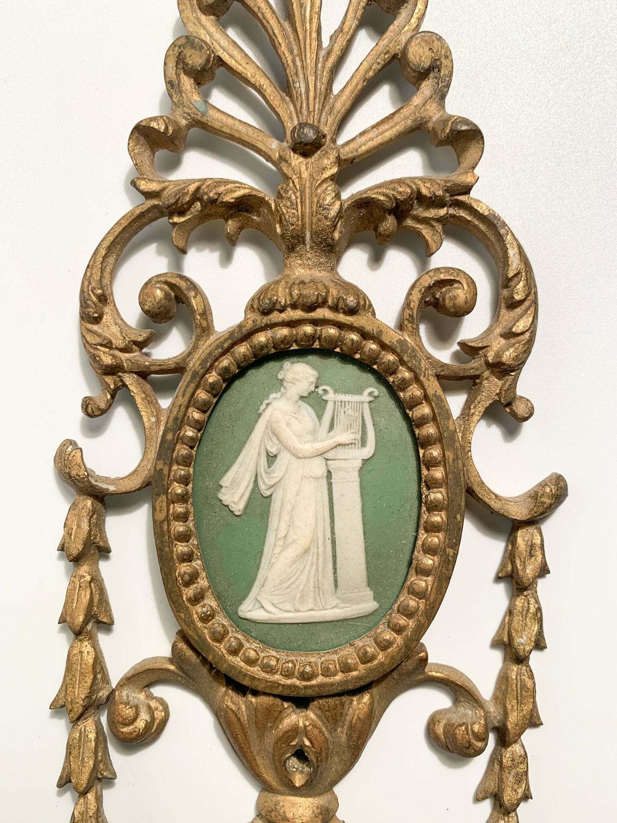 photo buy Pair Of Bronze And Cameo Appliques From The 19th Century