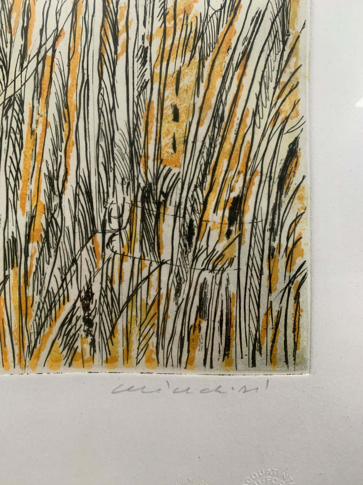 Lithograph By Remo Brindisi, 1980s photo for sale