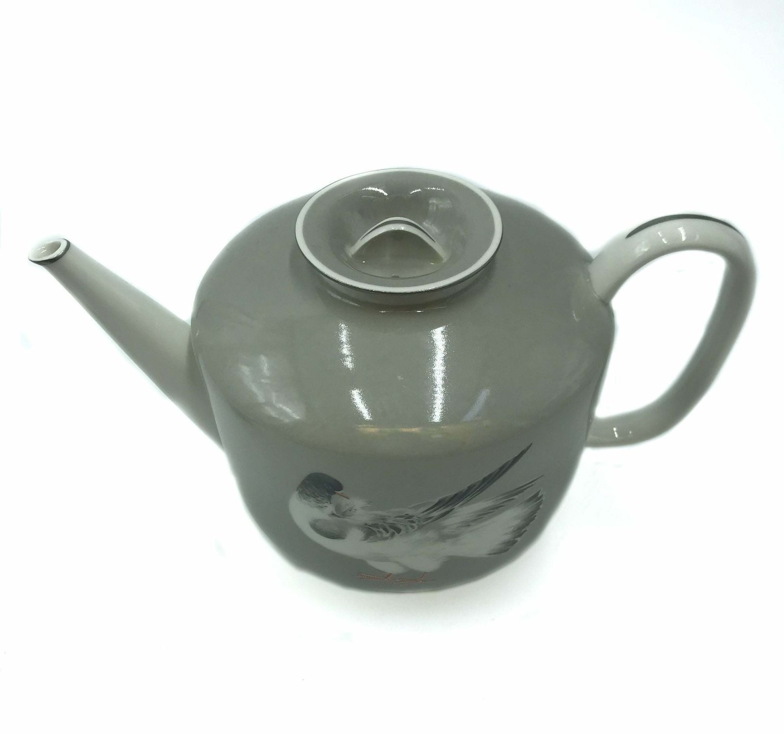 Pair Of German Ceramic Cups With Teapot And Milk Jug photo Home Decor