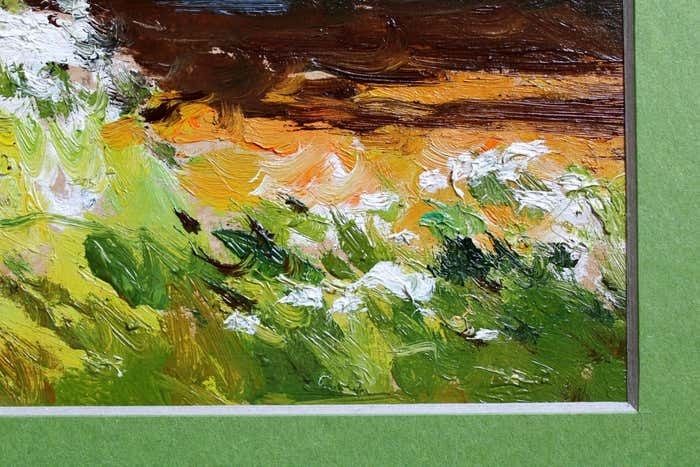 Edgars Vinters Little River. 1983, Cardboard, Oil, 24x33 Cm photo vinterior