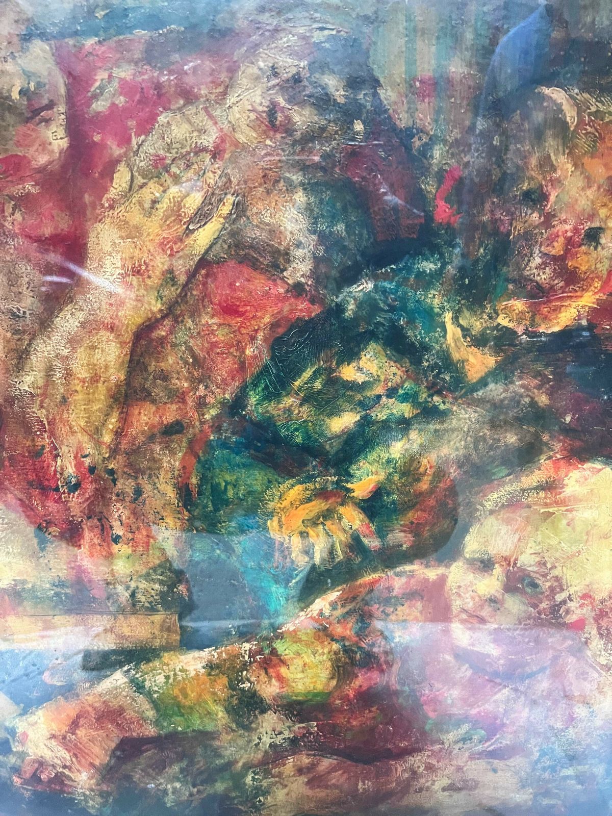 Oil Painting On Canvas By Aldo Sterchele, 1970s photo for sale