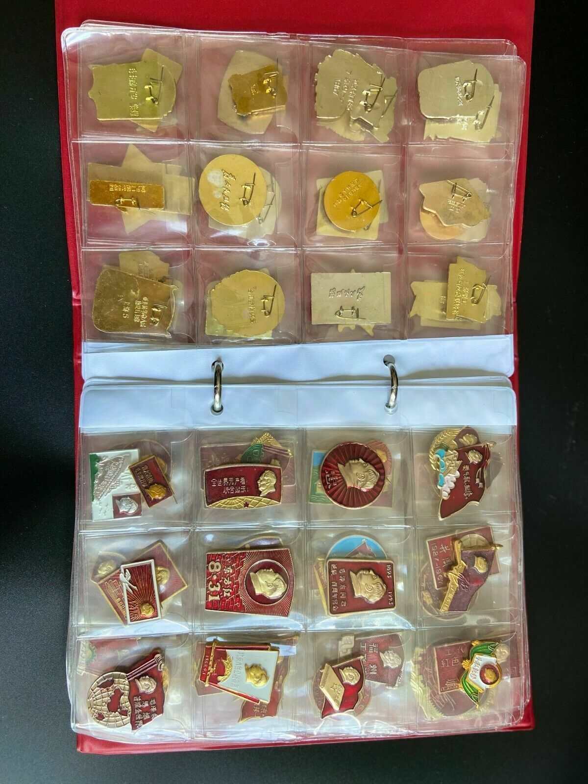 Collection Of Red Chairman Mao Badge Medal Commemorative Medals 120pcs photo 360.0
