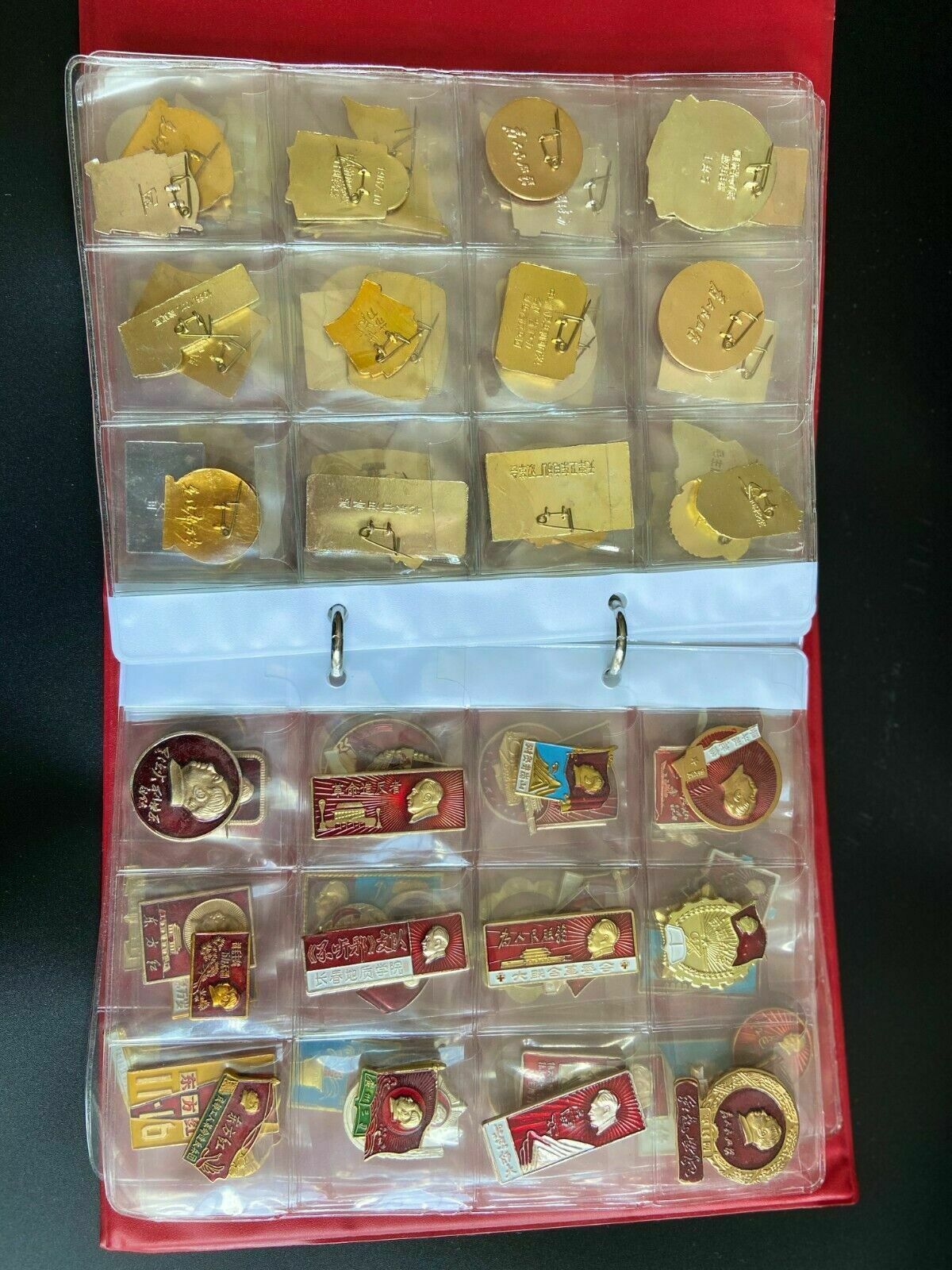 Collection Of Red Chairman Mao Badge Medal Commemorative Medals 120pcs photo vintage