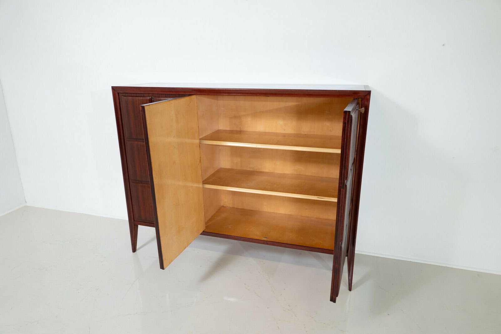 Mid Century Modern Sideboard In The Style Of Borsani, Italy, 1960s photo vintage