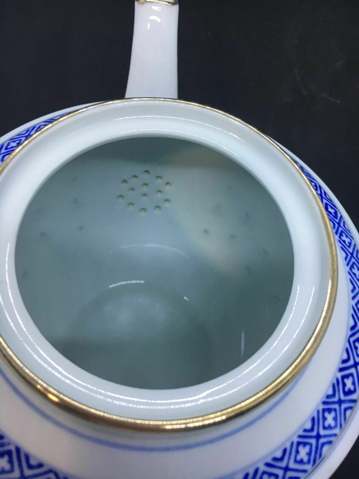 Vintage Chinese Flower And Rice Pattern Tea/Coffee Cup Set photo for sale