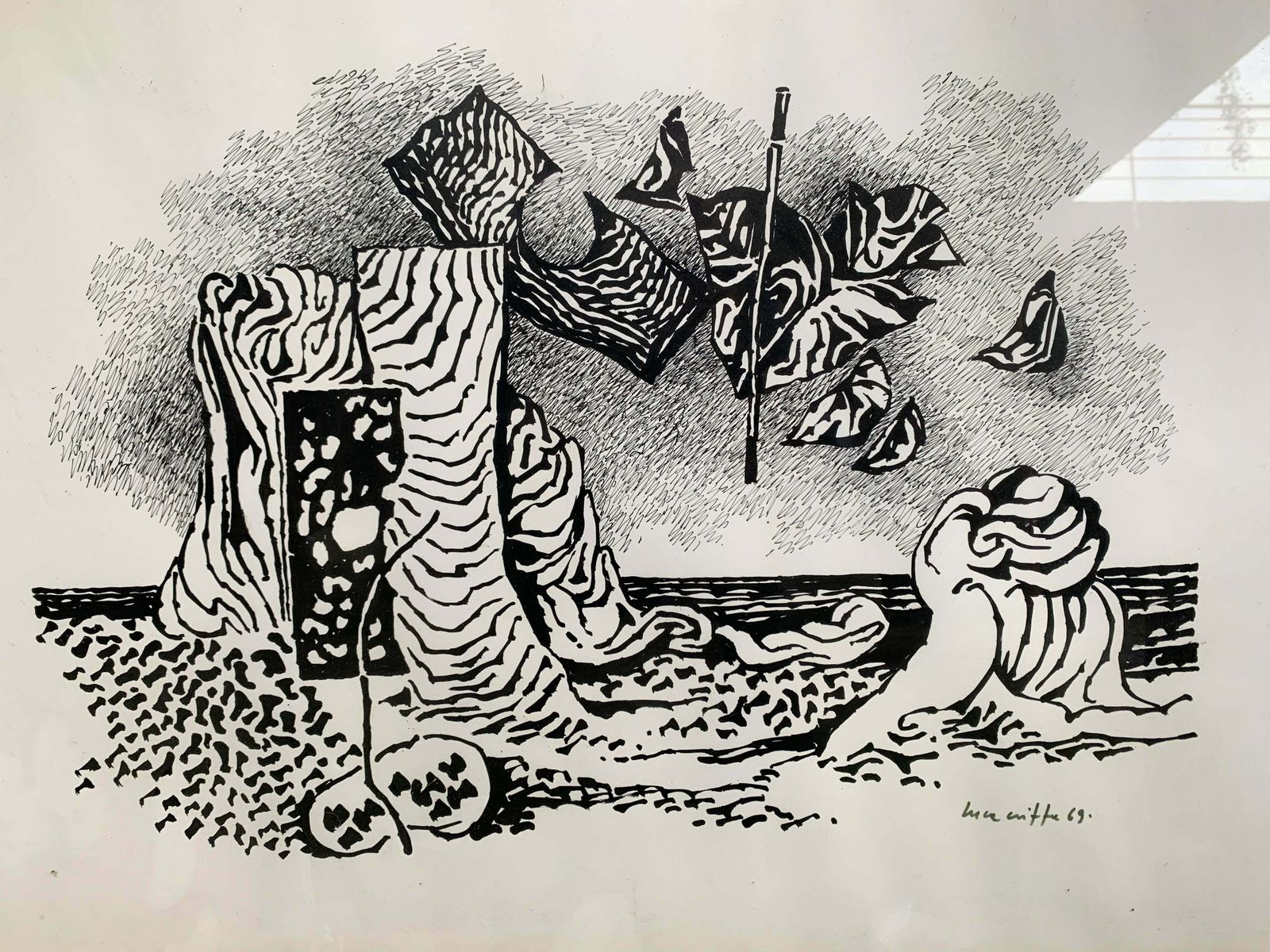 China Painting By Luca Crippa From 1969 photo for sale