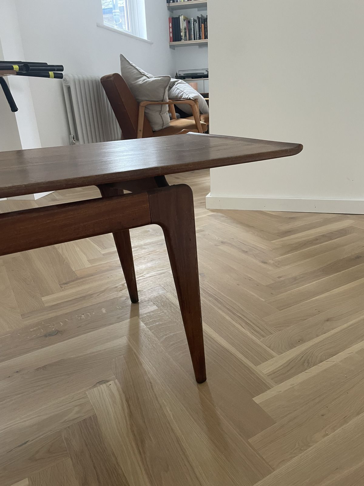 Mid Century Long John Coffee Table, By A. Younger 1950s 1960s. photo Furniture