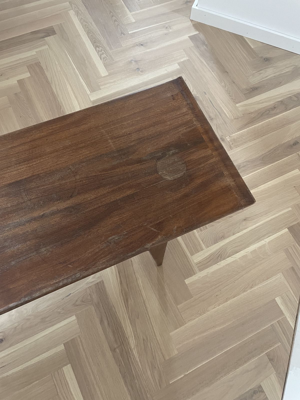 Mid Century Long John Coffee Table, By A. Younger 1950s 1960s. photo vinterior