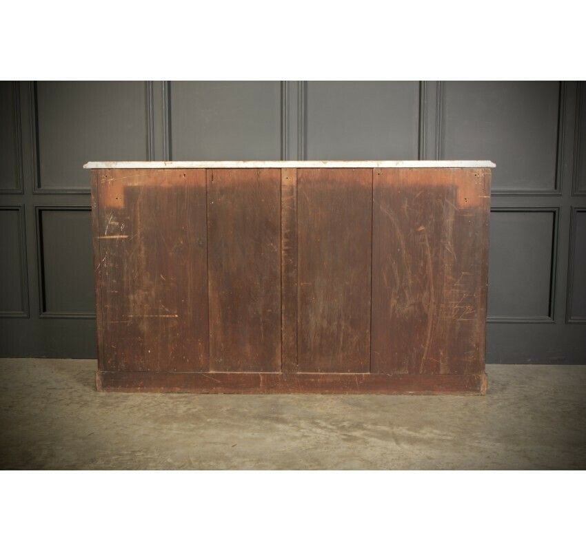 Furniture Victorian Shaped Walnut Side Cabinet Credenza photo