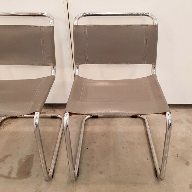 Paar Lederen Stoelen Naar Mart Stam photo 413.0