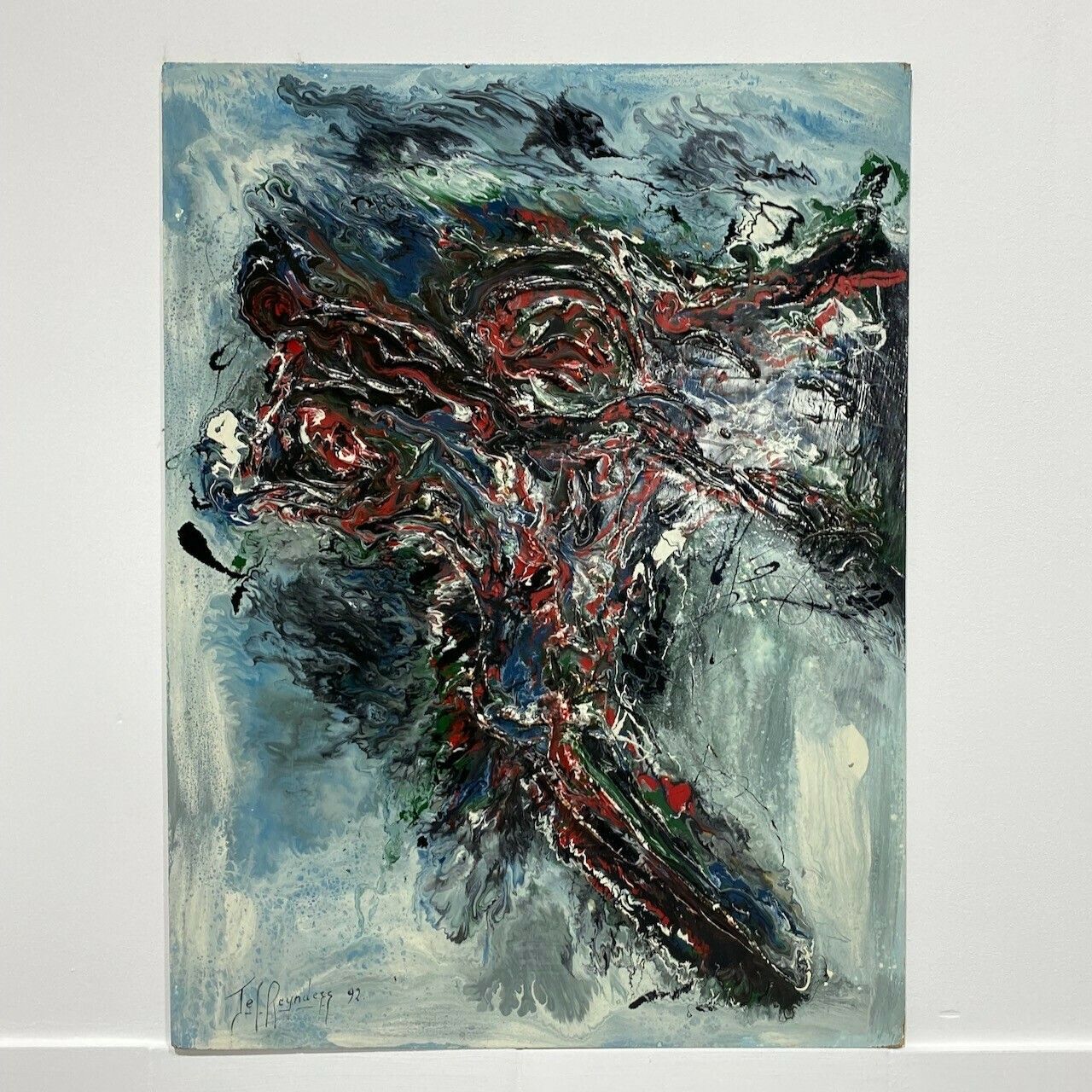 Modern Schilderij Van Jef Reynders, Jaren 1990 photo vinterior