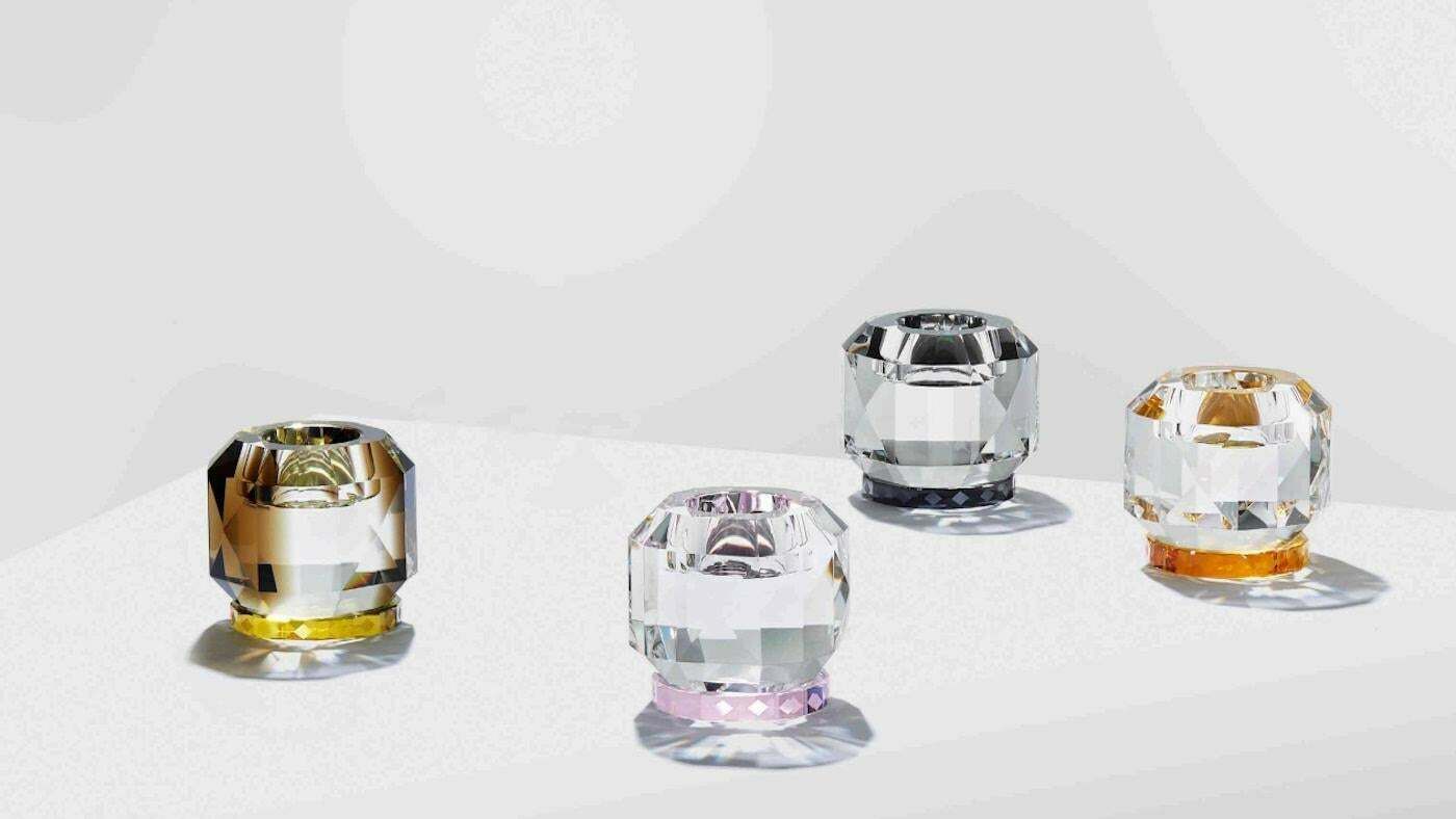 Crystal Candlestick, Model Tex, 21st Century. photo buy