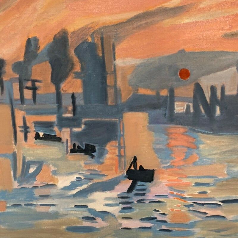 Schilderij Van Joseph Dumont, Jaren 1990 photo 674.0