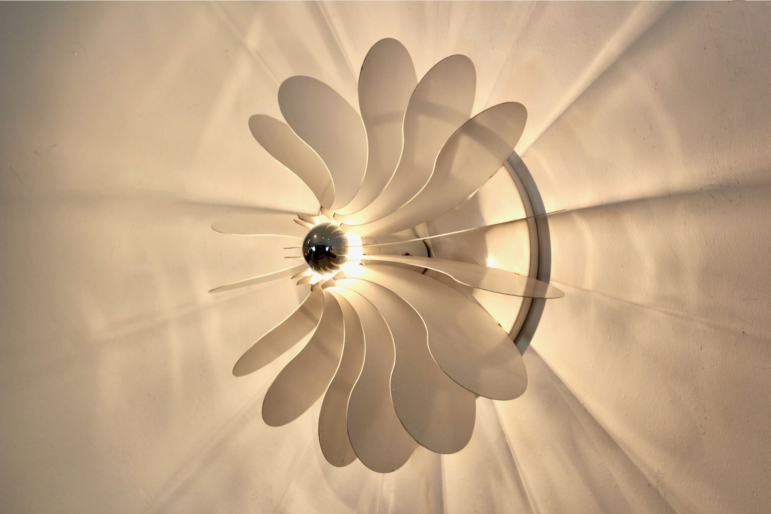 Graphical Bolide Sconces By Hermian Sneyders De Vogel For Raak, Amsterdam, Stock Of Four photo vinterior