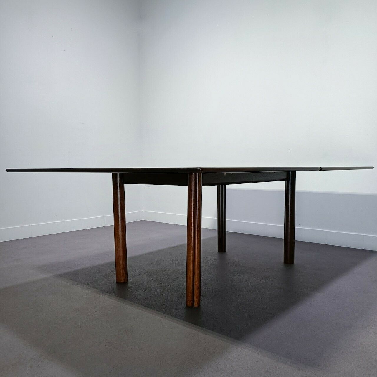 Uitschuifbare Teakhouten Eettafel In De Stijl Van Frank Declerq photo 1697.0