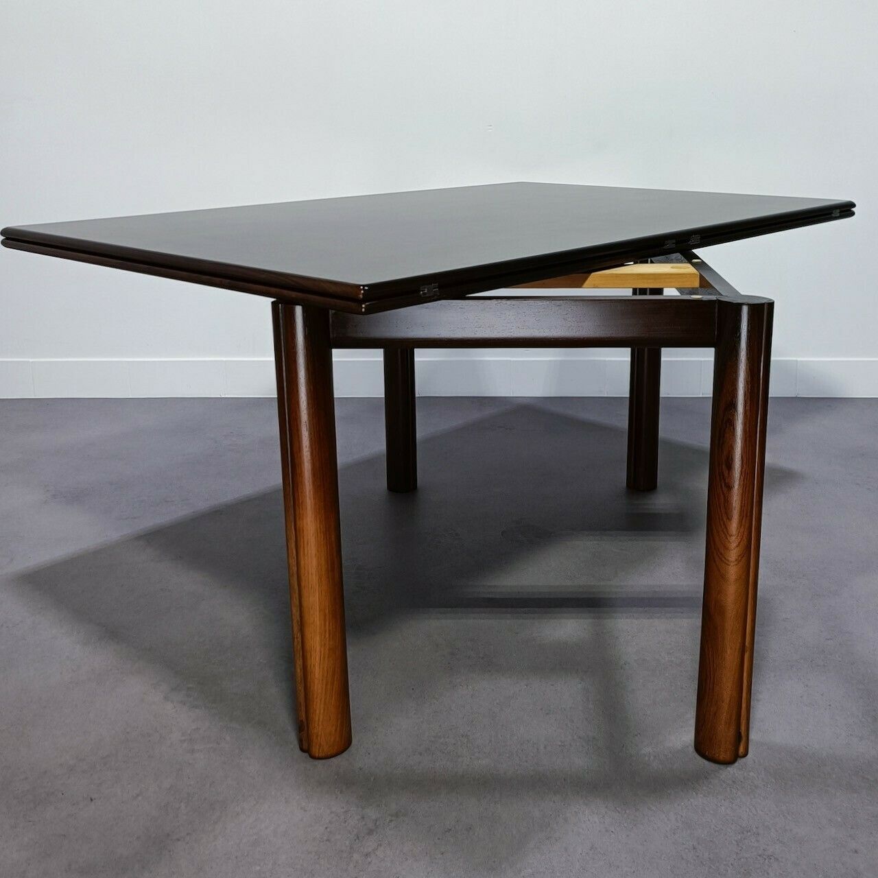 photo for sale Extendable Frank Declerq Style Teak Dining Table