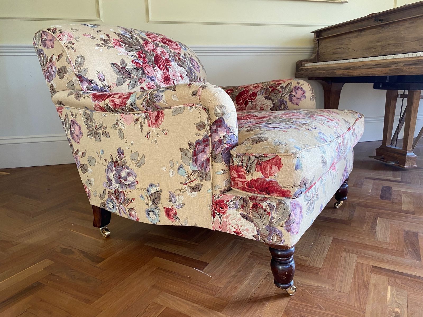 Jean Monro English Country House Howard Style Large Armchair photo 3300.0
