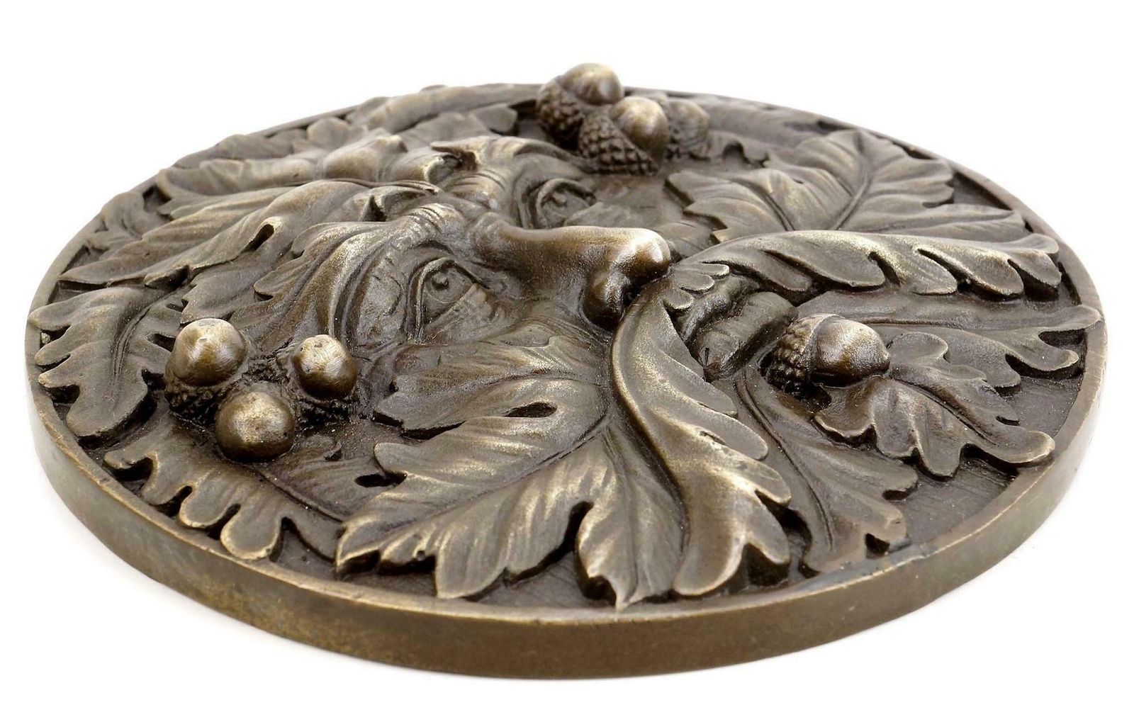 Medal, Contemporary Bronze Sculpture, 21st Century. photo furniture