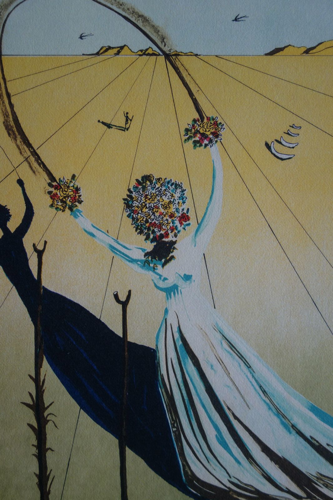 Fine Surrealist Limited Edition Print, Salvador Dali, Signed & Numbered In Pencil photo for sale