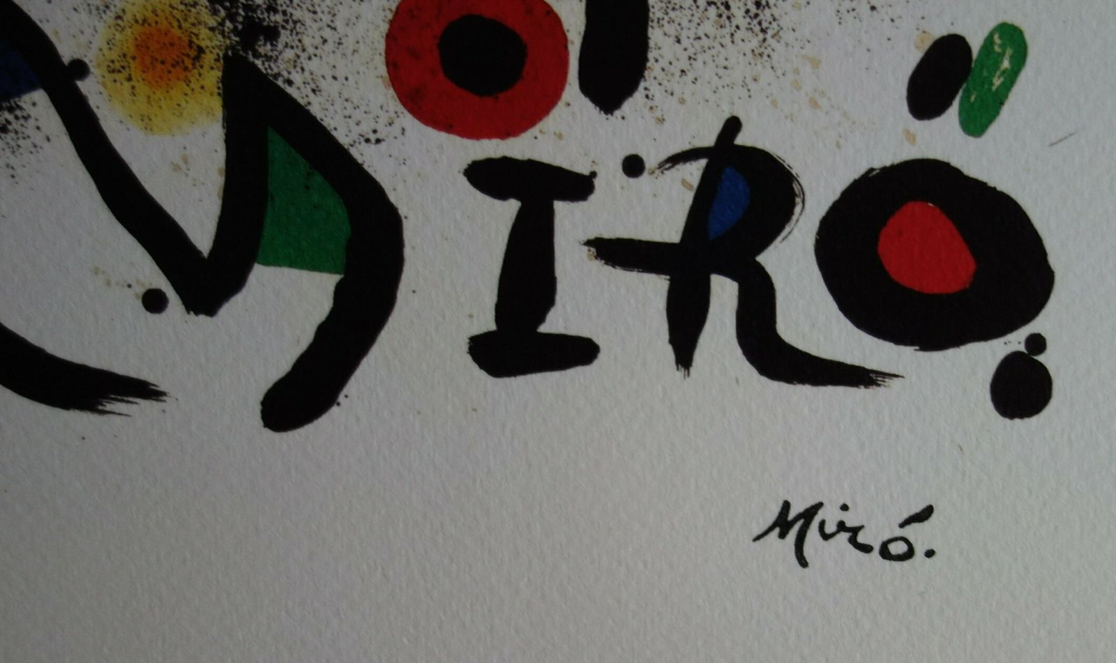 Fine Surrealist Limited Edition Print, Joan Miro, Signed & Numbered photo for sale