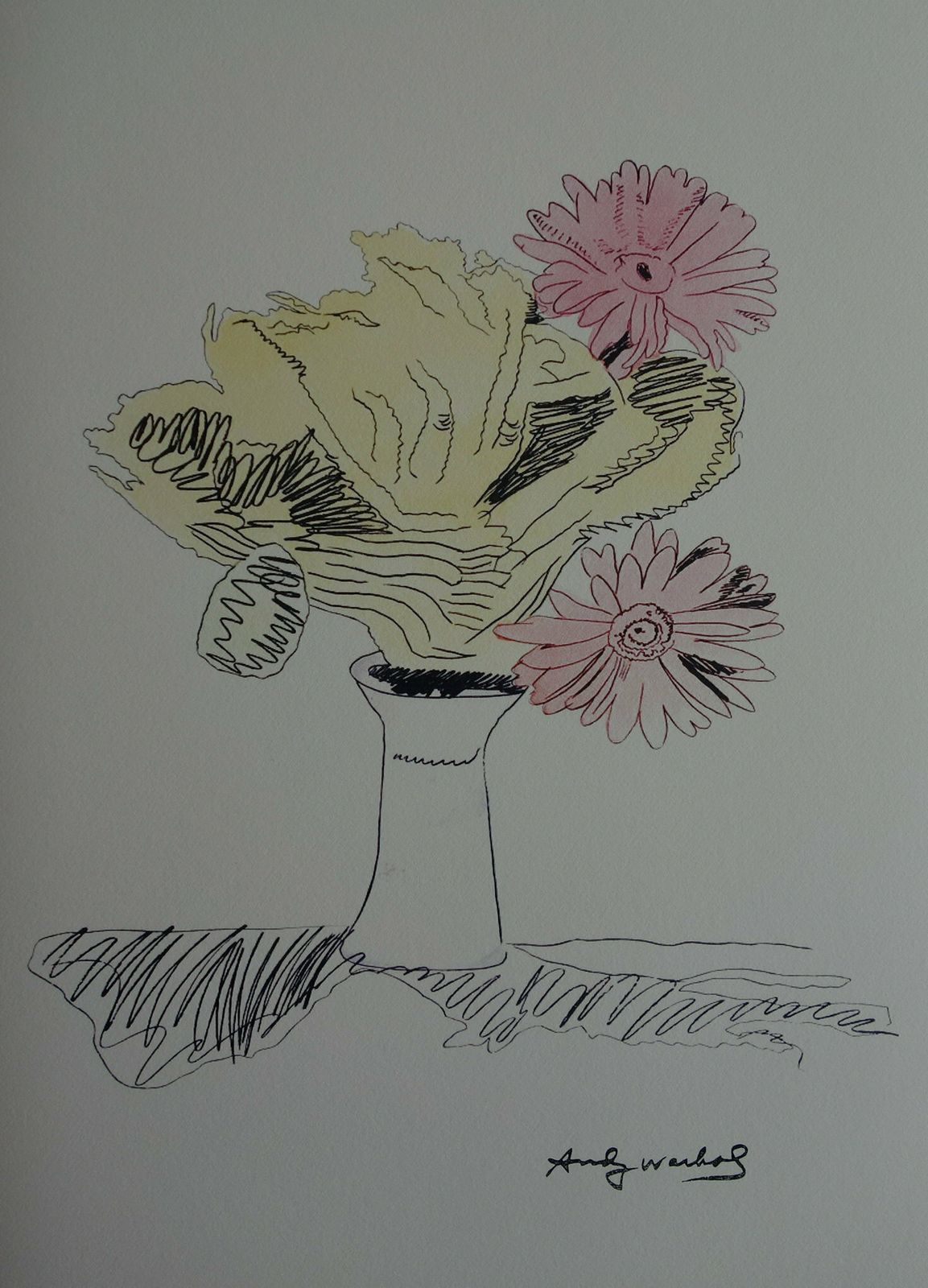 Fine Pop Art Edition Print   Illustration   Flowers, Andy Warhol, Signed & Numbered