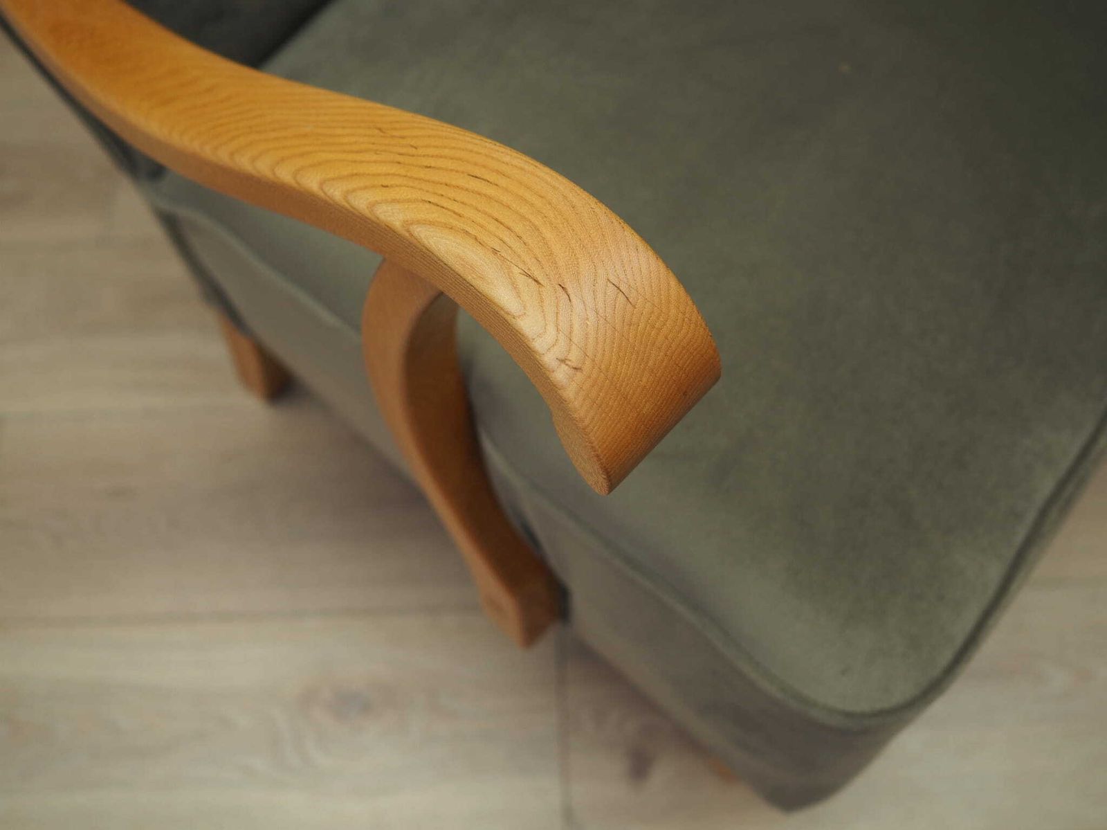 Furniture Beech Armchair, Danish Design, 1960s, Production: Denmark photo