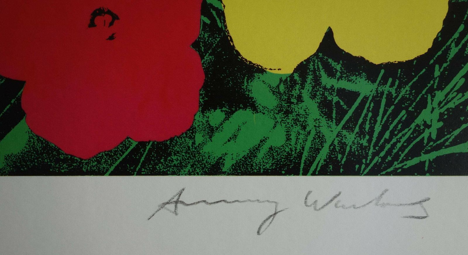 Fine Pop Art Limited Edition Print – Flowers, Andy Warhol, Stamp Signed & Numbered photo for sale