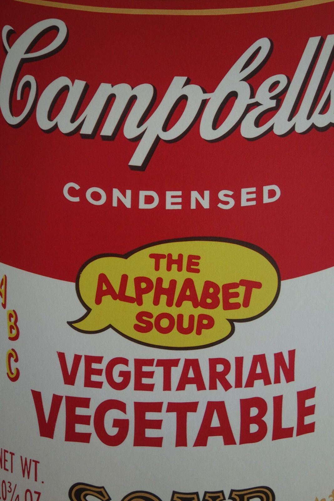 Fine Pop Art Limited Edition Print – Campbell’s Soup Can, Andy Warhol, Hand Signed & Numbered, With Estate Stamp photo furniture