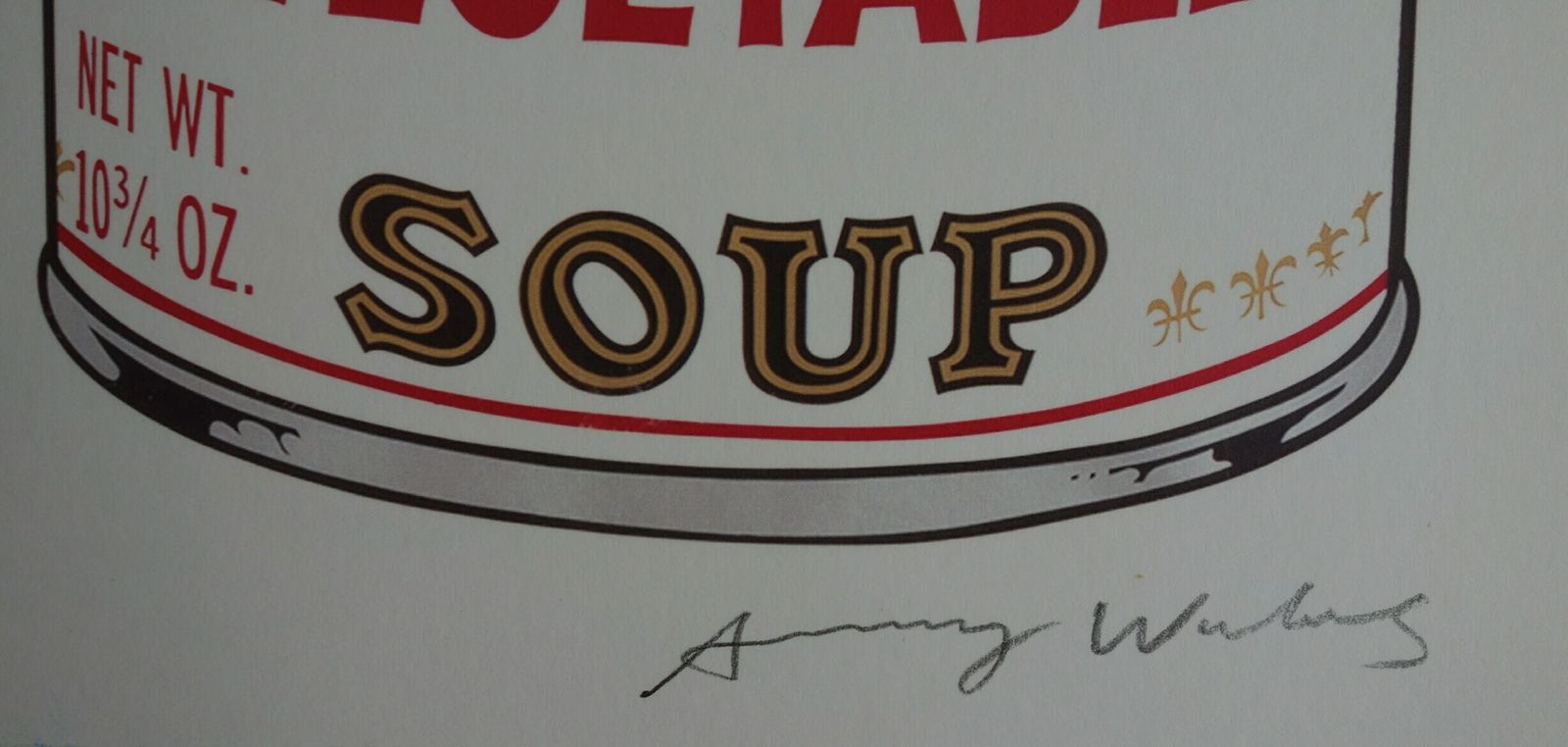 Fine Pop Art Limited Edition Print – Campbell’s Soup Can, Andy Warhol, Hand Signed & Numbered, With Estate Stamp photo for sale