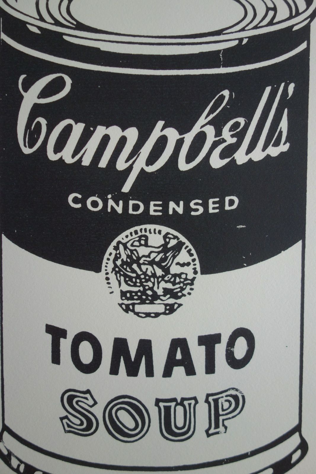 Fine Pop Art Limited Edition Print – Campbell’s Soup Can, Andy Warhol, Hand Signed & Numbered, With Estate Stamp photo furniture