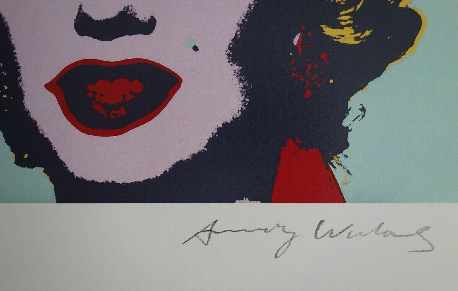 Fine Pop Art Limited Edition Print – Marylin Monroe, Andy Warhol, Signed & Numbered photo for sale