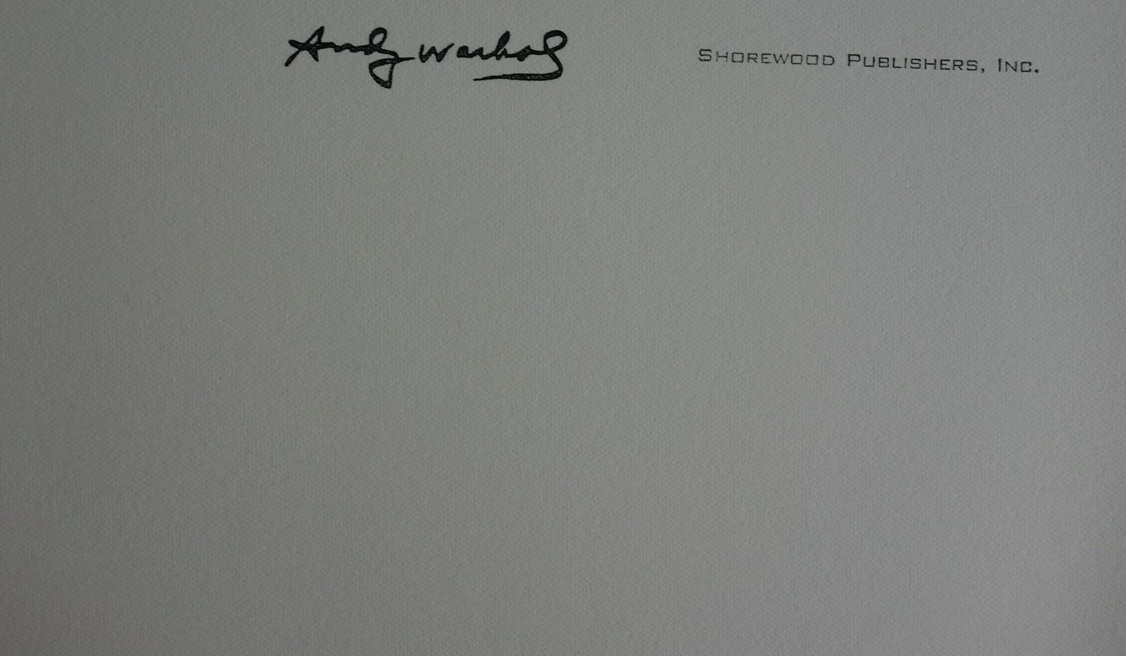 Fine Pop Art Limited Edition Print   Illustration   Woman, Andy Warhol, Signed photo for sale
