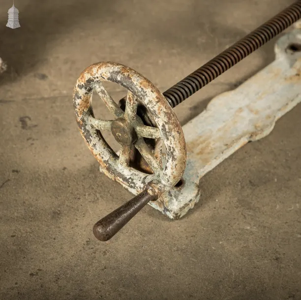 Screw Jack Window Winder, Cast Iron High Level Window Hand Crank, Pair photo vinterior