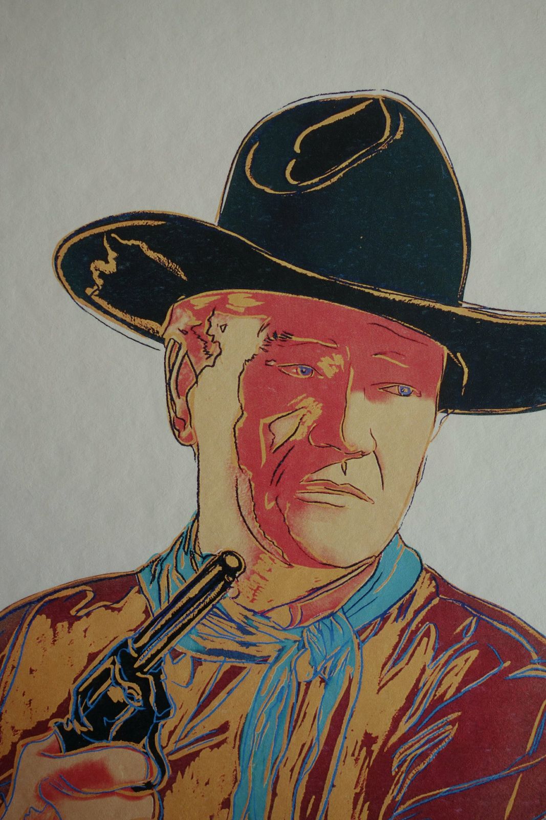 Fine Pop Art Limited Edition Print   Western Cowboys, Andy Warhol, Signed & Numbered photo furniture
