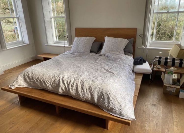 Bespoke Devon Oak, Emperor Size, Bed Frame photo for sale