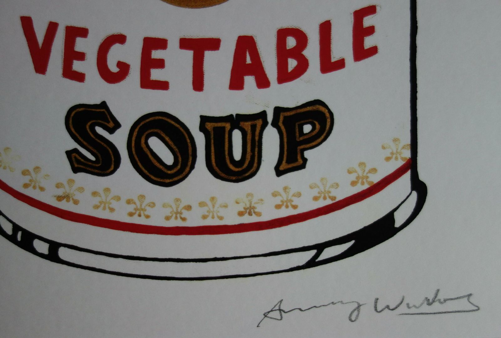 Fine Pop Art Limited Edition Print – Campbell’s Soup Can, Andy Warhol, Hand Signed & Numbered, With Estate Stamp photo for sale
