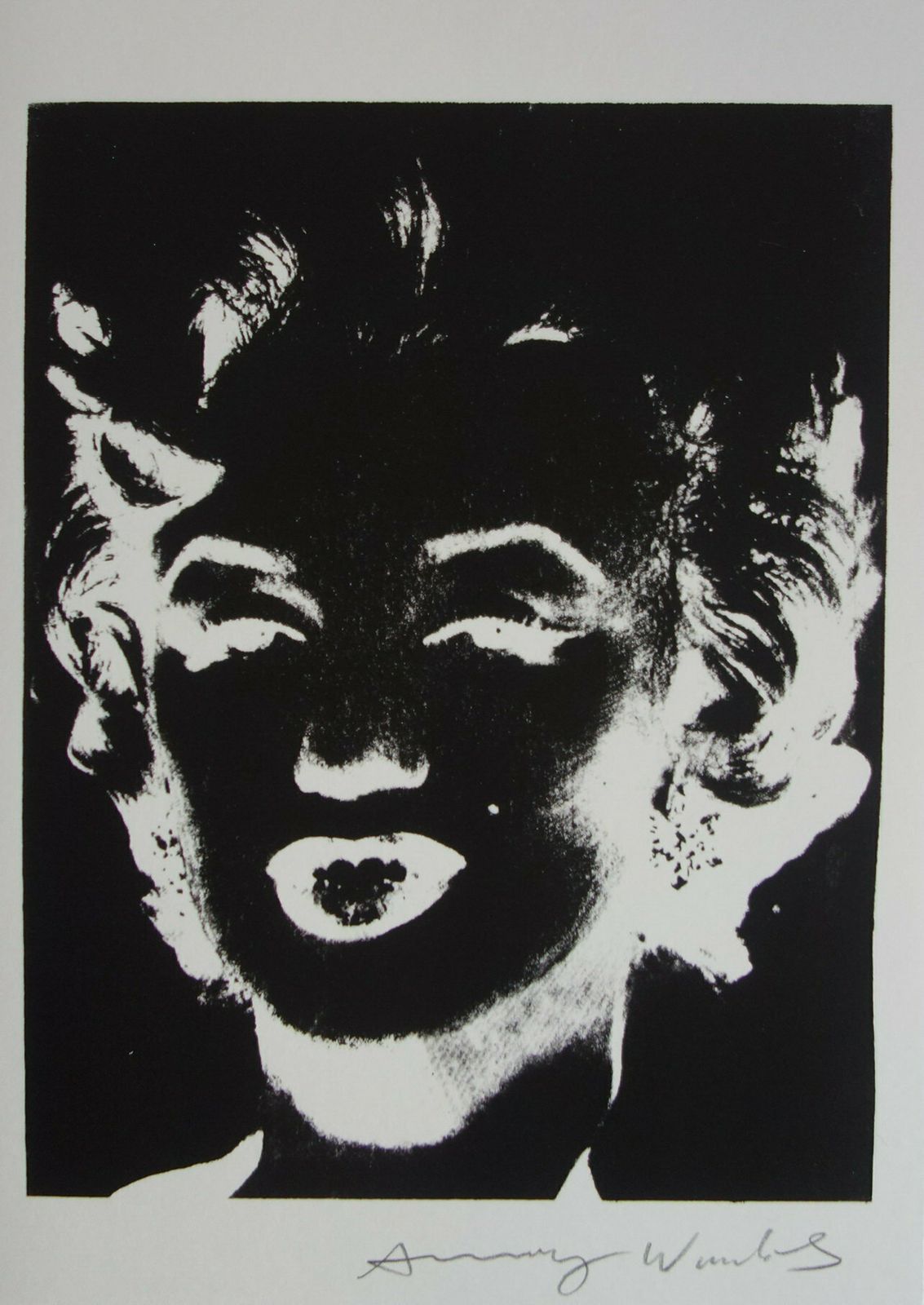 Fine Pop Art Limited Edition Print – Marylin Monroe, Andy Warhol, Signed & Numbered