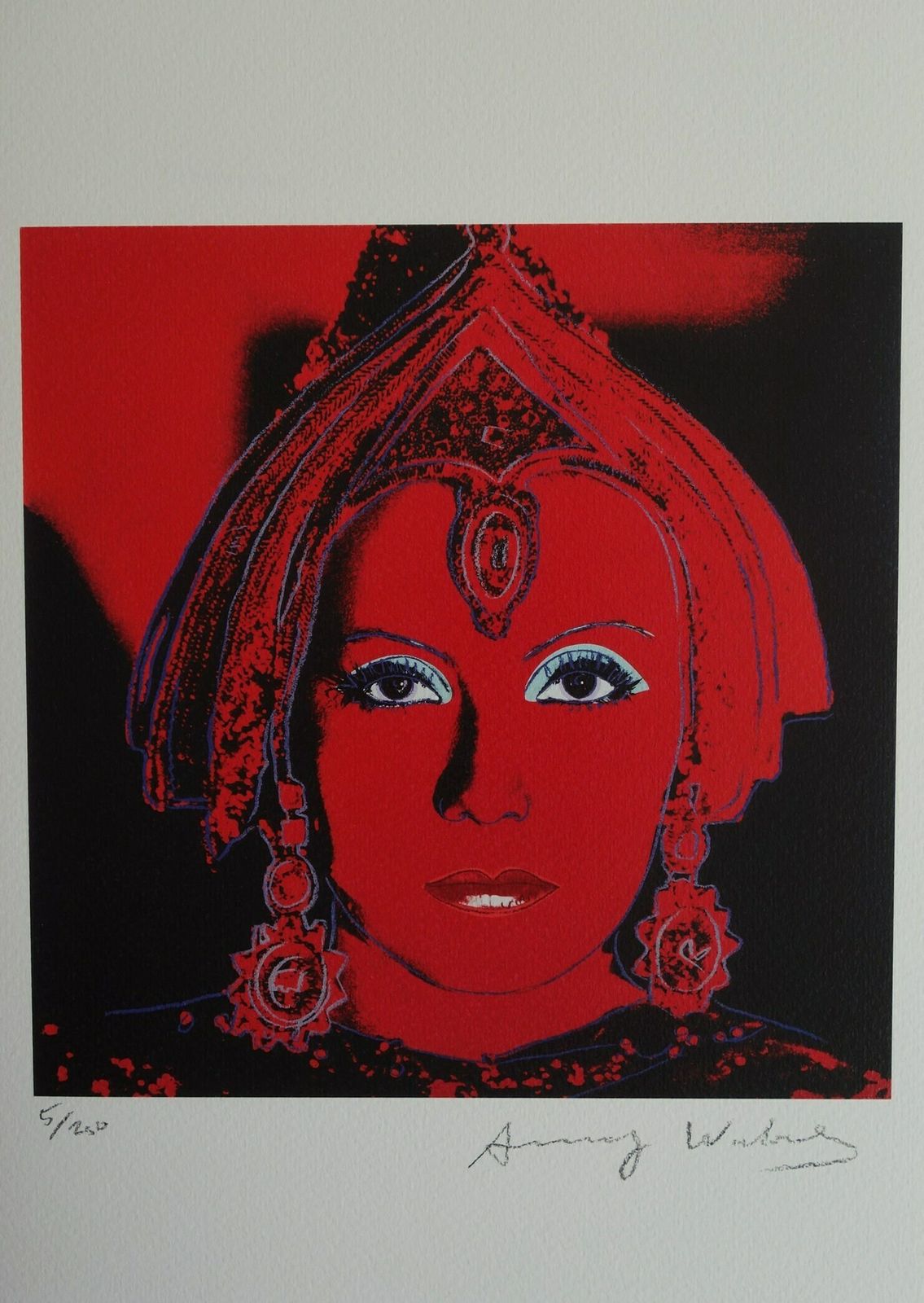 Fine Pop Art Limited Edition Print – Celebrity Portrait Series, Andy Warhol, Signed & Numbered photo vintage