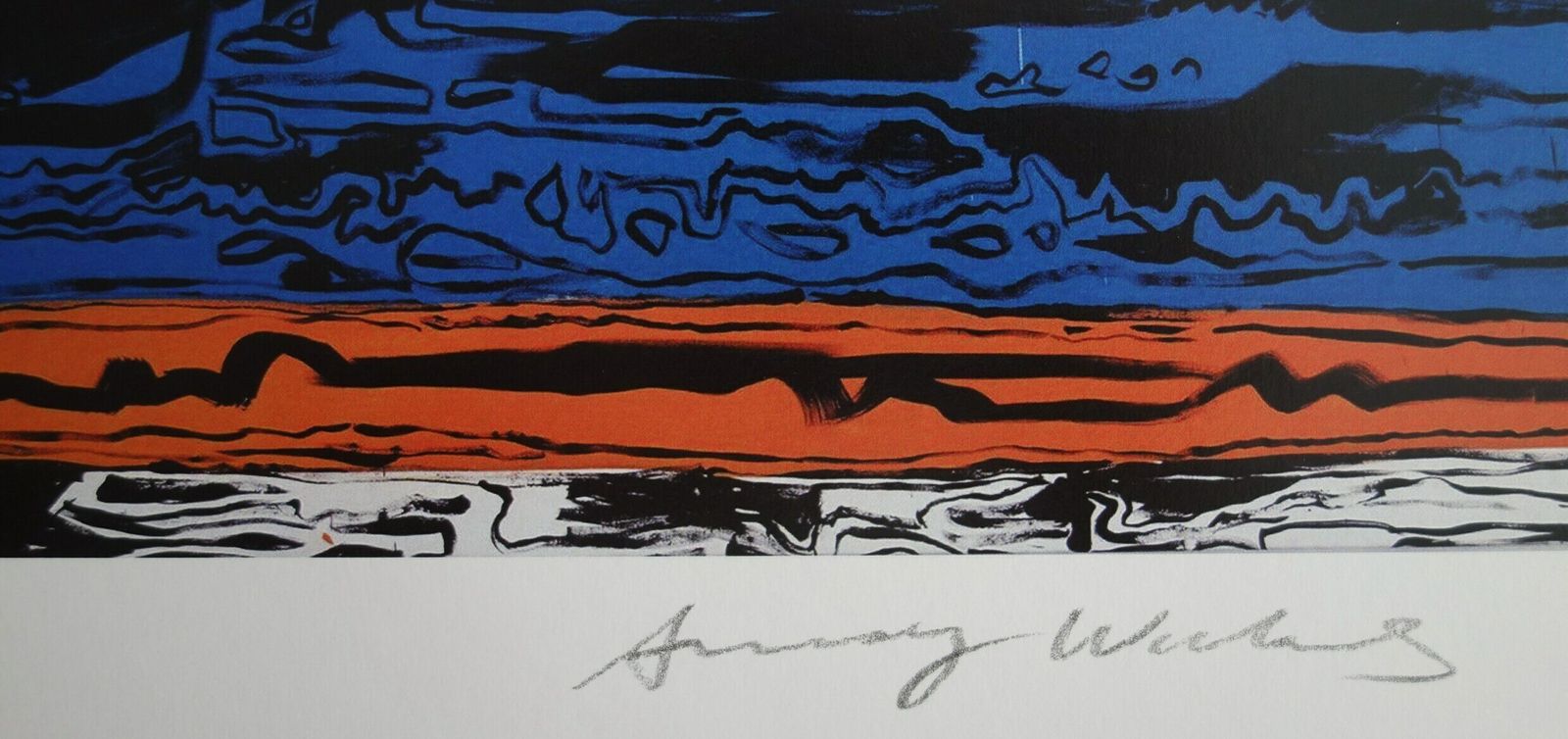 Fine Pop Art Limited Edition Print – Vesuvius, Andy Warhol, Signed & Numbered – Estate Stamp photo for sale