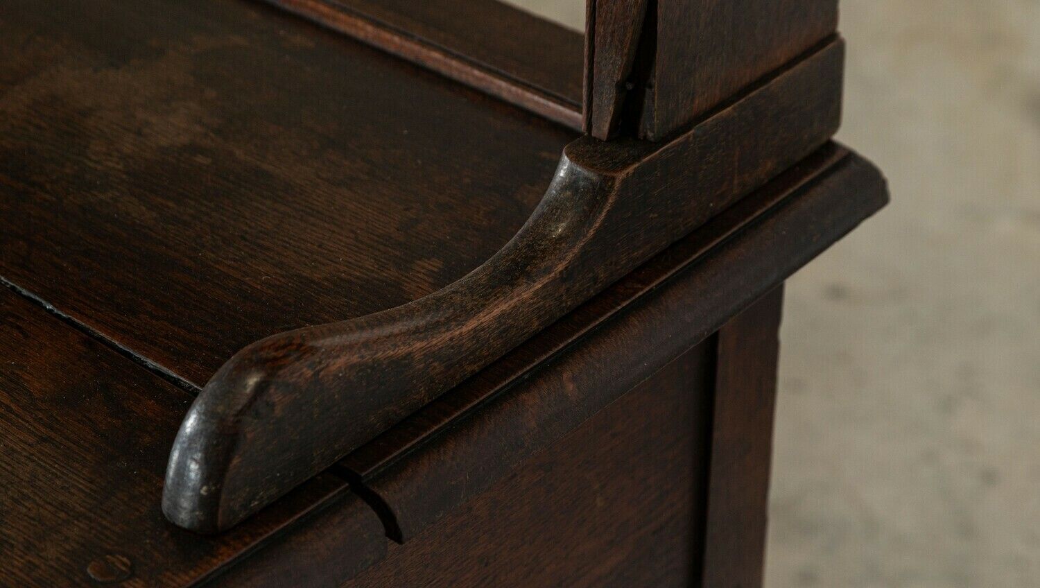Furniture 18thc English George II Oak Potboard Dresser photo