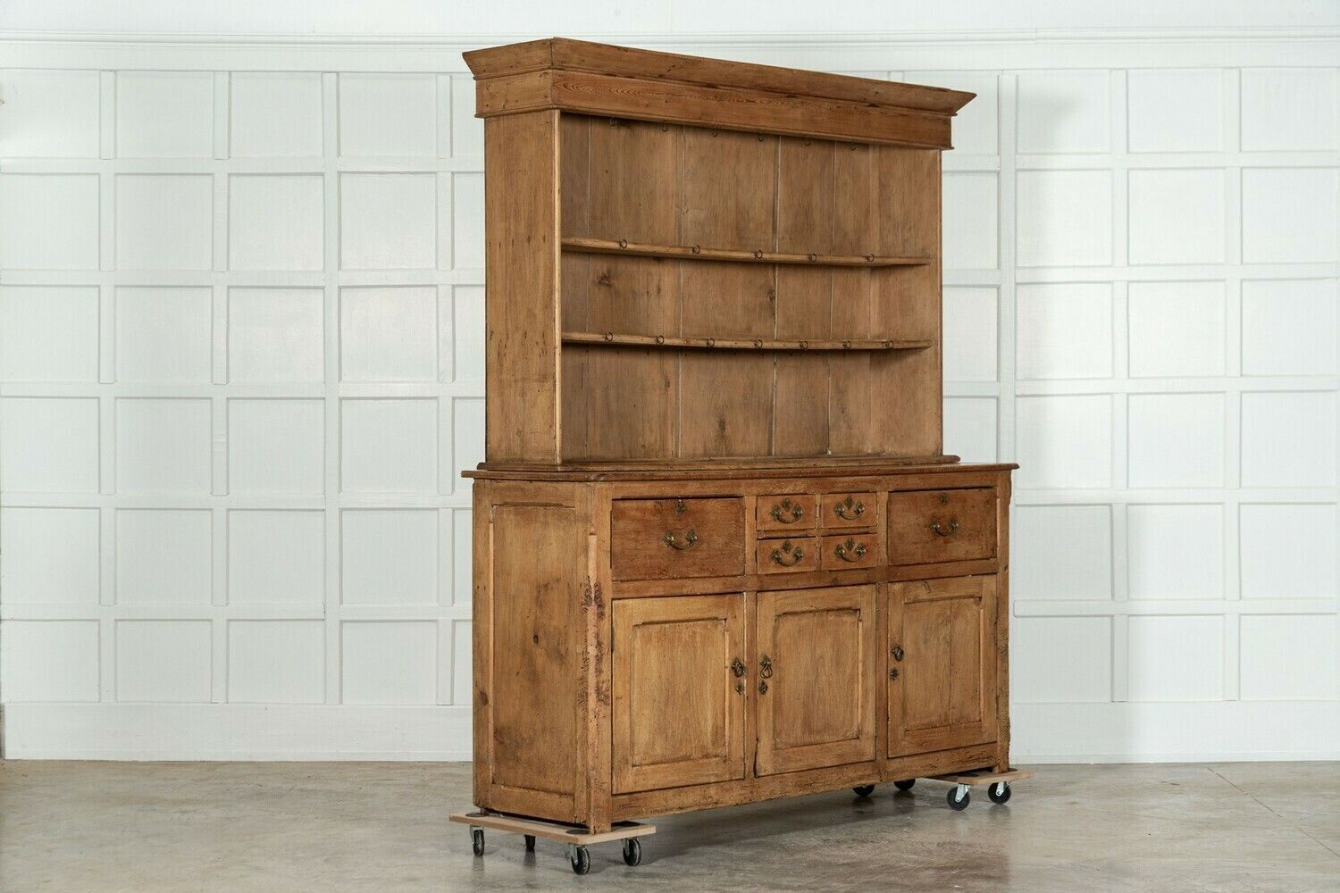 Large 19thc English Pine Dresser photo furniture