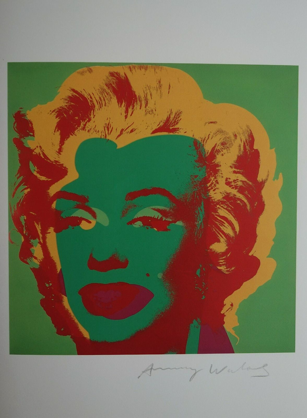 Fine Pop Art Limited Edition Print – Marylin Monroe, Andy Warhol, Signed & Numbered