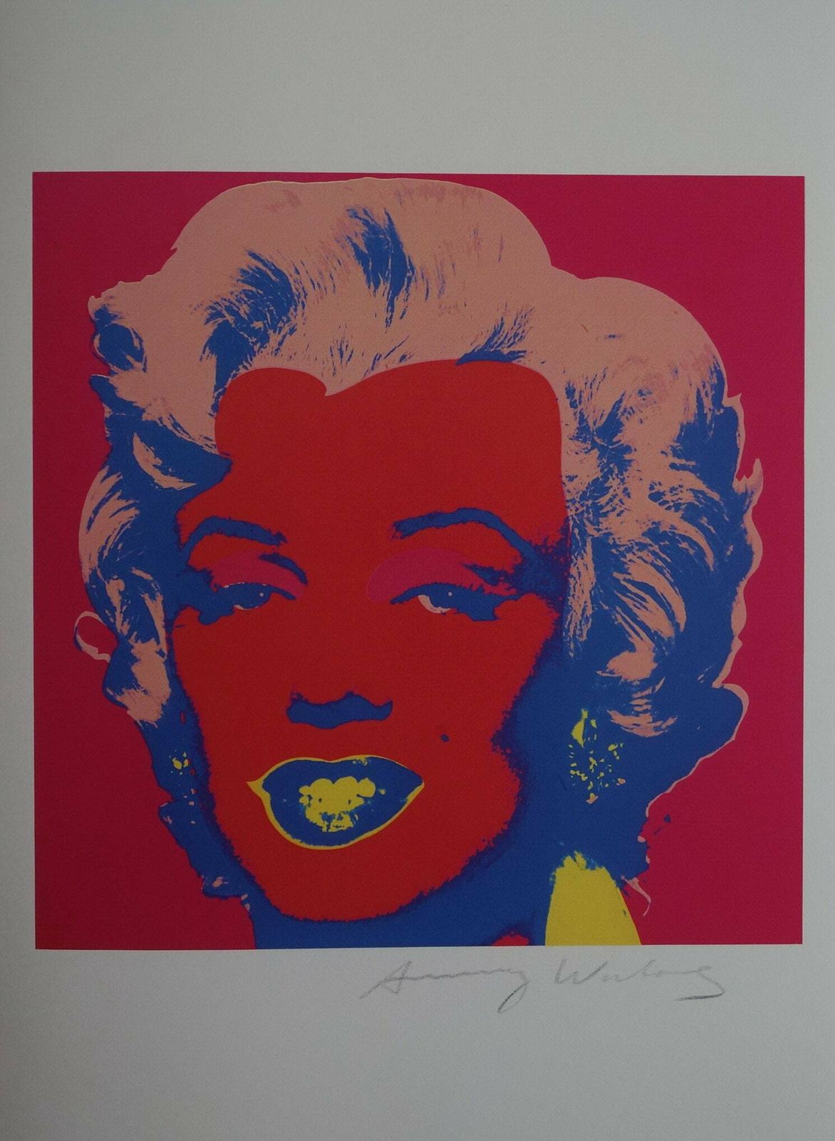 Fine Pop Art Limited Edition Print – Marylin Monroe, Andy Warhol, Signed & Numbered