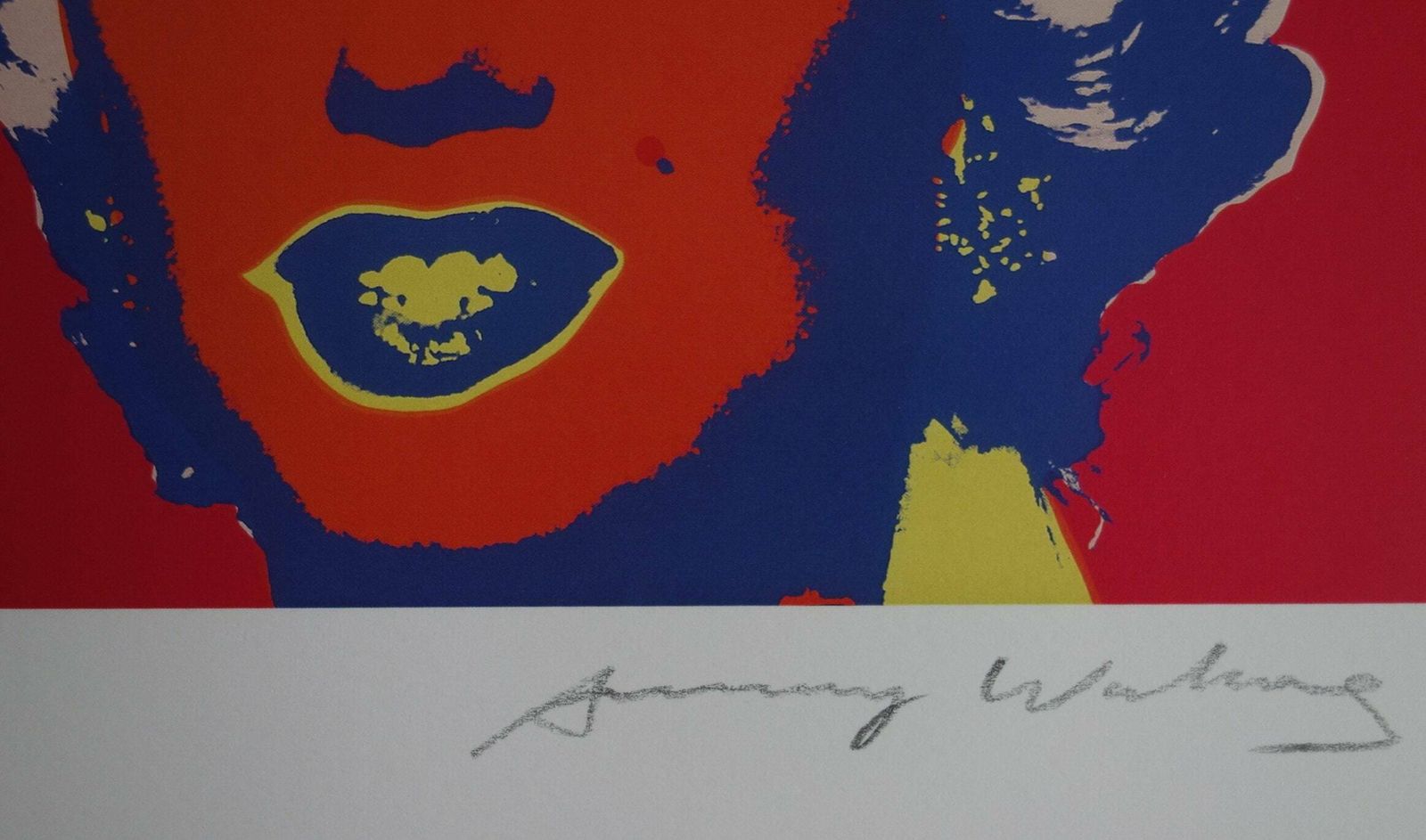 Fine Pop Art Limited Edition Print – Marylin Monroe, Andy Warhol, Signed & Numbered photo for sale
